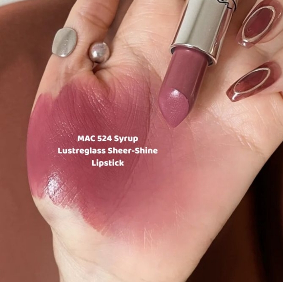 MAC Lustreglass Lipstick In Shade Syrup - Picture 5 of 16